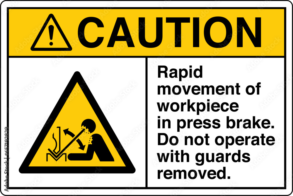 ANSI Z535 Safety Sign Marking Label Symbol Pictogram Standards Caution ...