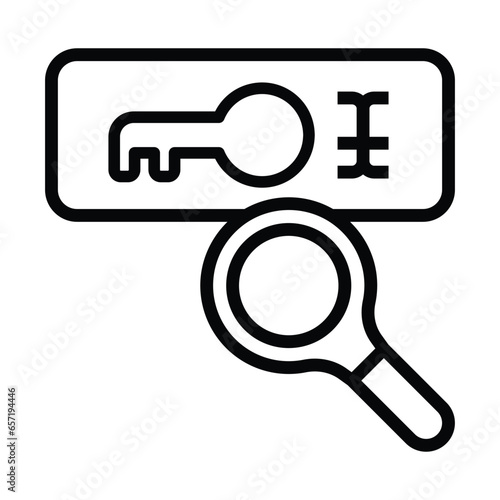 Search Key word Icon
