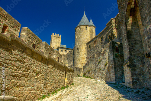 old castle in the village
