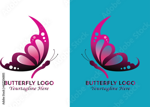 This is a best Creative Butterfly logo design