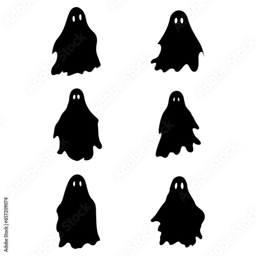 Unveiling the Great Halloween Collection: Simple Spooky Character and Scary Ghostly Monsters