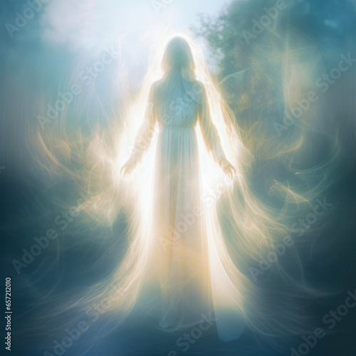 Real angel or ghost apparition