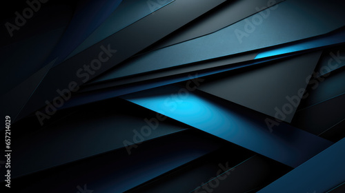 Modern black blue abstract background. Minimal