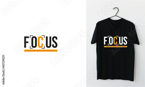 Mockup of customizable color T-Shirt Focus 2023 laying on floor