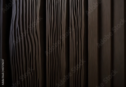 A finely detailed macro shot capturing the rustic charm and unique character of a wooden surface with vertical slats