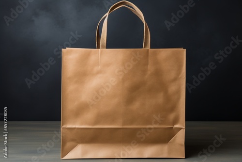 Blank brown shopping bag, clipping path, paper bag, retail, packaging, mockup, empty, merchandise, store, consumerism