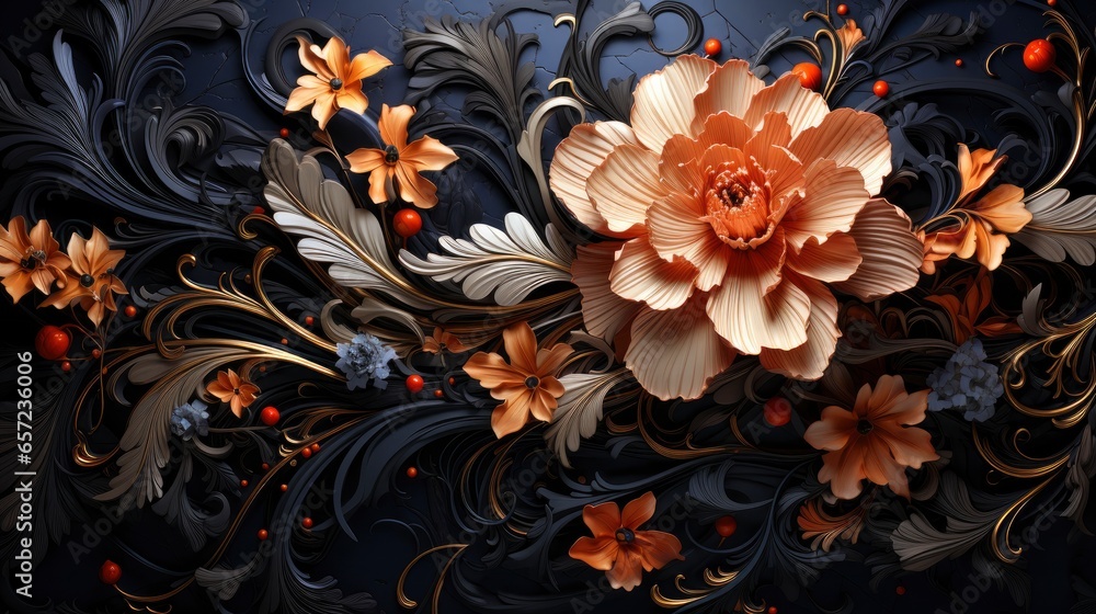 Black gothic flower background , Background Images , HD Wallpapers, Background Image