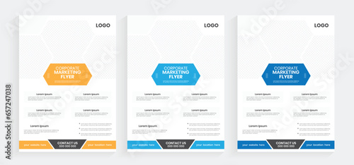 Digital multipurpose corporate business flyer design, Industry type A4 size creative case study cover page, colorful best pamphlet, and A4 paper sheet layout