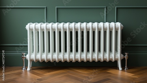 Wallpaper Mural Heating radiator, generative AI Torontodigital.ca