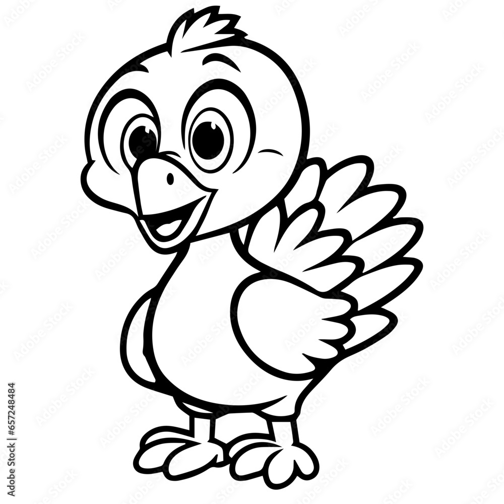 Silhouette turkey on white background. Farm animals collection. Icon Silhouette turkey on white background. Farm animals collection. Icon