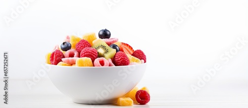 Fruit flavored cereal With copyspace for text © 2rogan