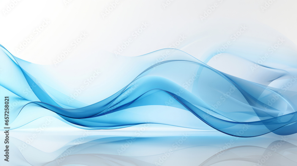 Transparent flowing waveform on white background. Abstract concept. Transparent flowing waveform on white background. Abstract concept.