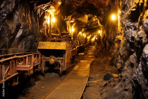 Visit underground mine in the southern Black Forest near Todtmoos. Experience exploration. Generative AI