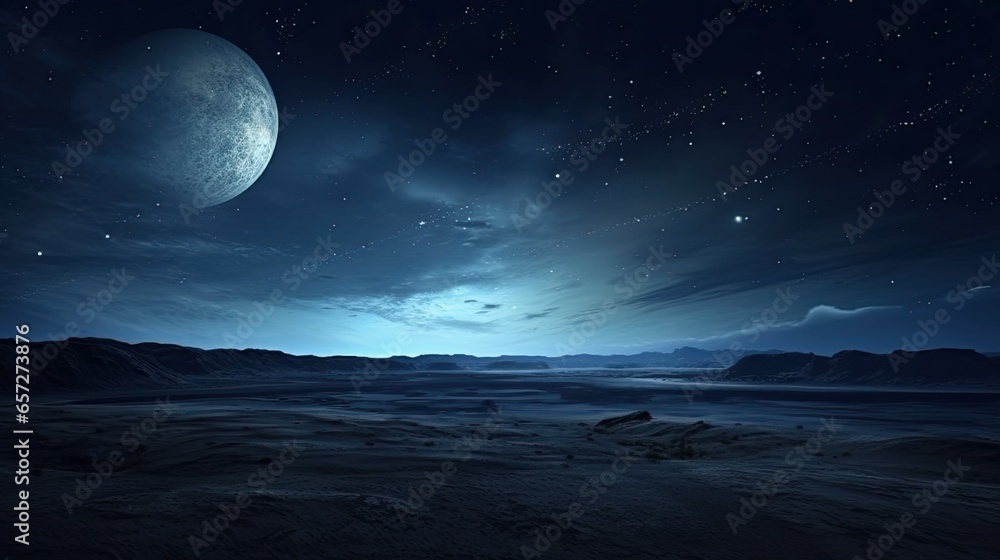 An image that captures the tranquility of a dark night sky in space. An image that captures the tranquility of a dark night sky in space.