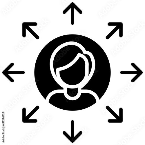Solid Woman Soft Skills icon