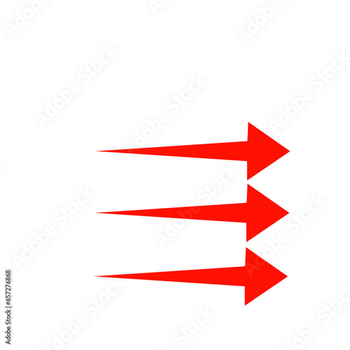 Air flow Arrow 