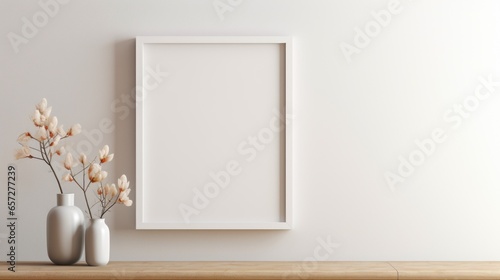 white room. Generative AI  © ArtSpree