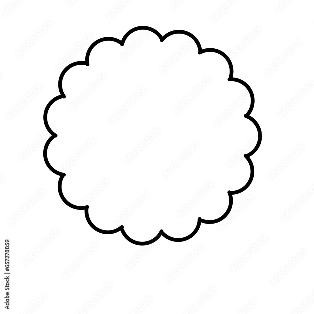 Starburst Outline Shape Starburst Outline Shape