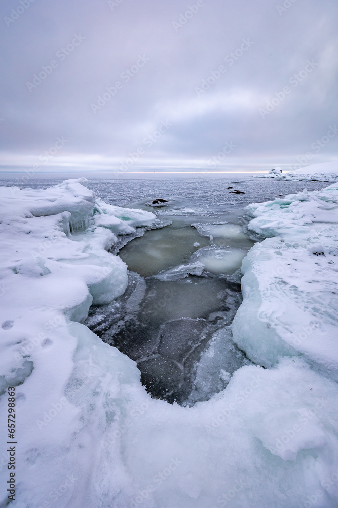 ice on the sea ice on the sea