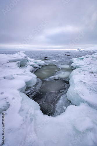 ice on the sea