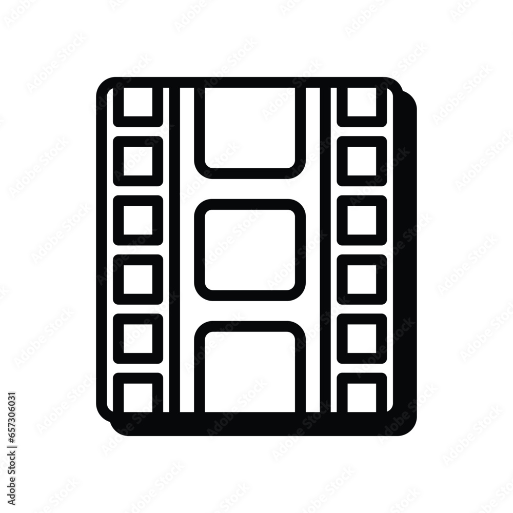 Film Reel icon vector stock illustration Film Reel icon vector stock illustration