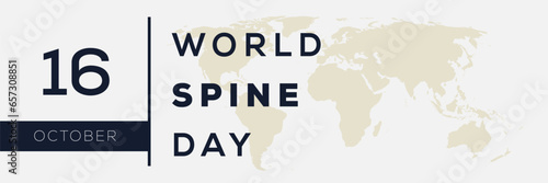 World Spine Day, held on 16 October.