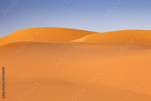 Fototapeta Naklejka Na Ścianę i Meble -  sand dunes, Sahara desert, Morocco, Africa