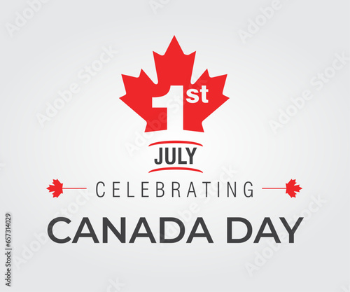 Happy Canada Day celebration background