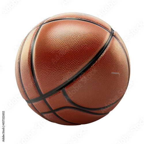 Basketball isolated on transparent background. © The Imaginary Stock