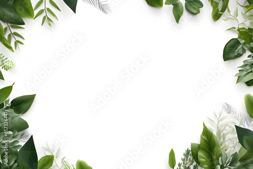 Hintergrund mit tropischen Blättern photo