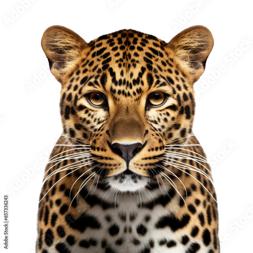 leopard isolated on transparent background