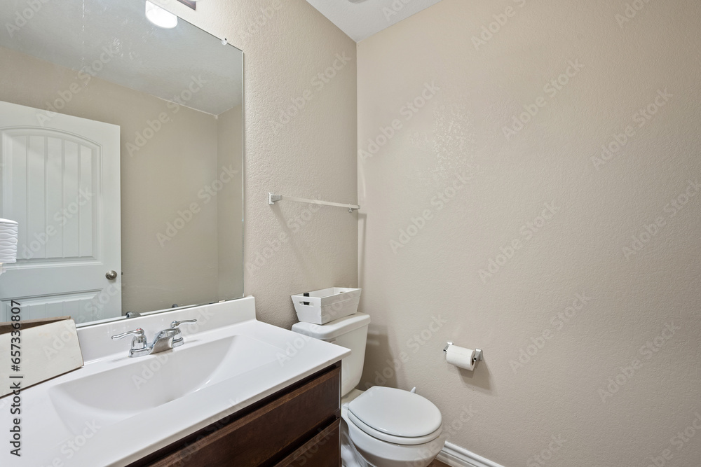 Fototapeta premium a home bathroom 