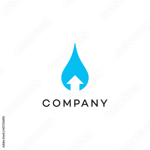 Water drop aero box energy plumbing plumber business, logo, design, brand identity, flat logo, company, editable, vector