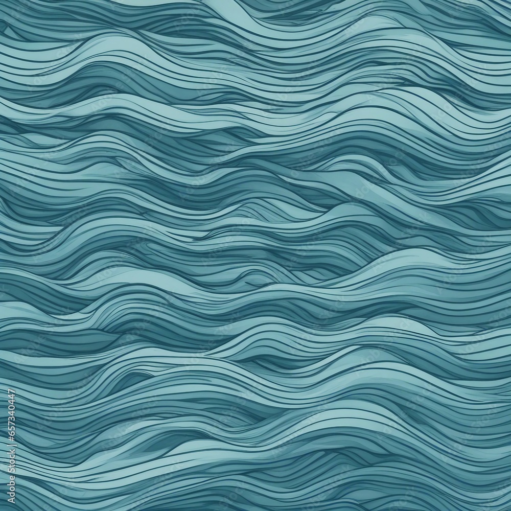 ocean waves illustration background