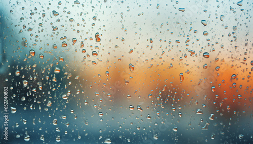 rain drops on window