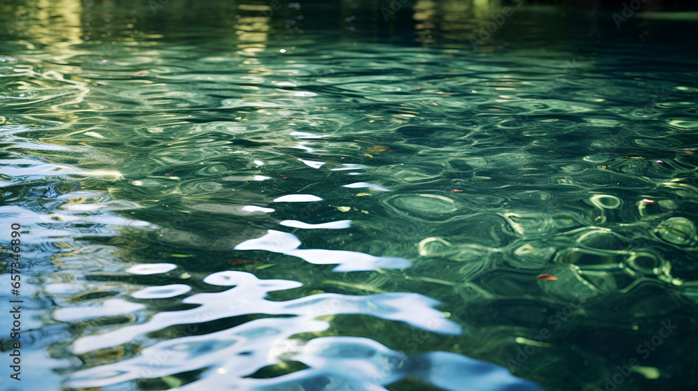 Water's Tranquil Texture Mimicked by Generative AI Water's Tranquil Texture Mimicked by Generative AI