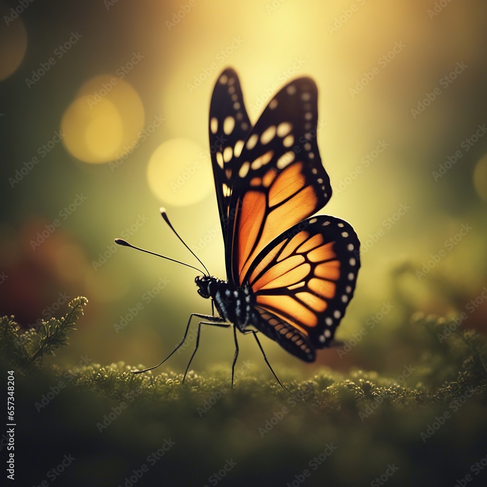 butterfly on a flower butterfly on a flower