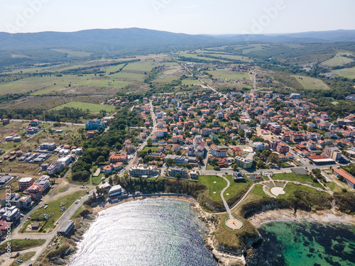 Black sea coast near village of Lozenets, Bulgaria photo