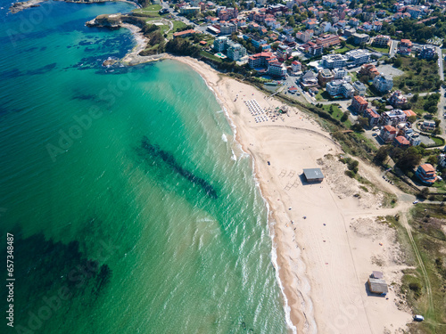 Black sea coast near village of Lozenets, Bulgaria photo