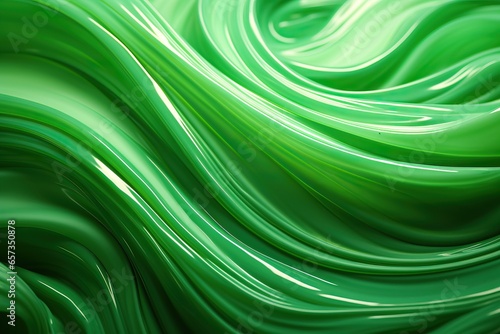 Green gel refreshing abstra...