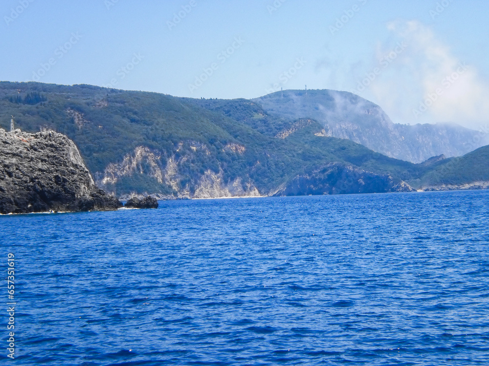 Kerkyra is a Greek island for summer holidays