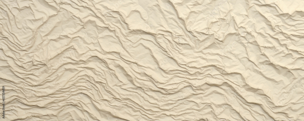 Texture of textured paper with bumpy folds and raised edges, resembling a topographic map. Texture of textured paper with bumpy folds and raised edges, resembling a topographic map.