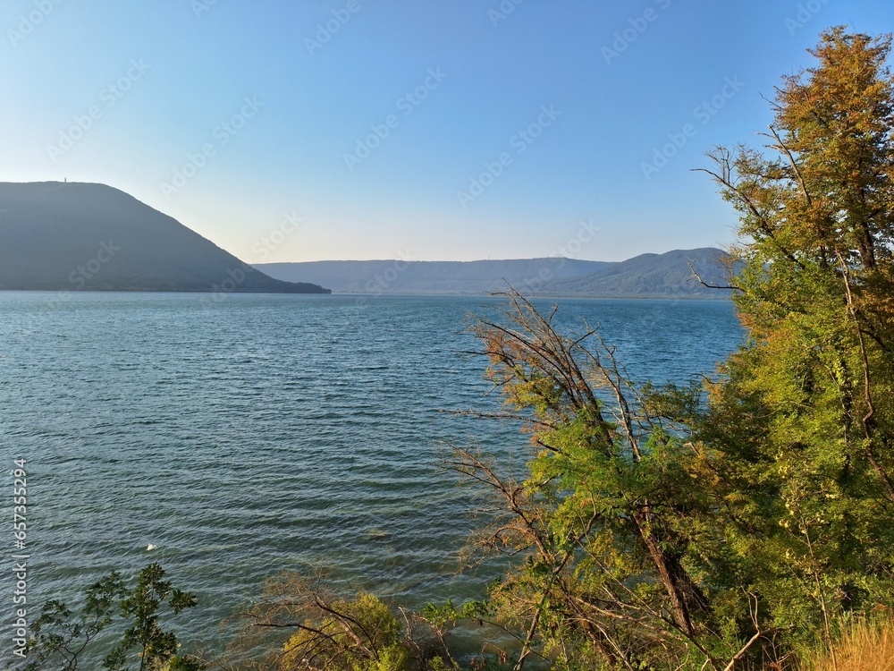 Landscape view of Vico Lake, Italy