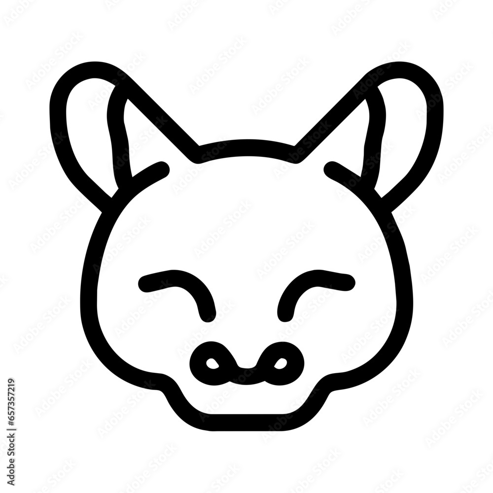 Aardwolf Icon. Animal Head Silhouette Icon Aardwolf. Flat Sign Graph Symbol for Your Website Design, Logo, App, UI. Aardwolf Icon. Animal Head Silhouette Icon Aardwolf. Flat Sign Graph Symbol for Your Website Design, Logo, App, UI.