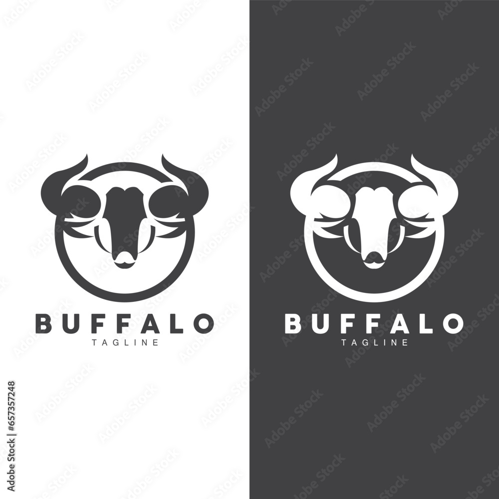 Buffalo Logo Templet Vector Illustration Buffalo Logo Templet Vector Illustration