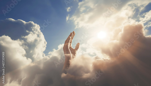 hand of god in the sky