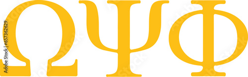 Omega Psi Phi Vector Logo photo