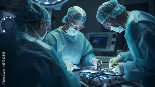 Minimally Invasive Surgery. Surgeons perform precise