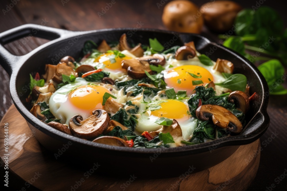 Eggs Baked Mushrooms Eggs Baked Mushrooms