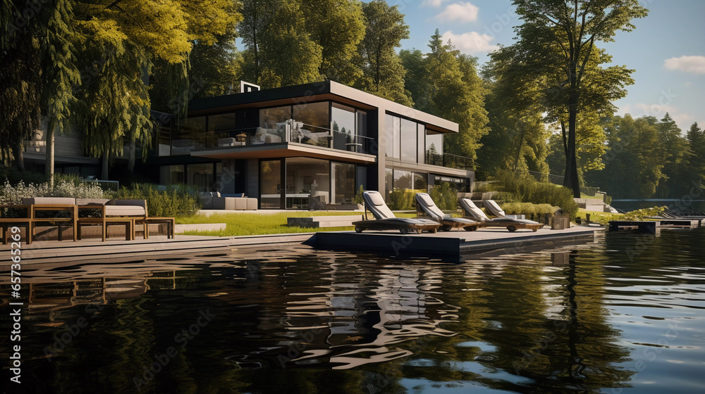 Tranquil Waterfront Retreat: Stylish Luxury. Find tranquility in this dwelling Tranquil Waterfront Retreat: Stylish Luxury. Find tranquility in this dwelling